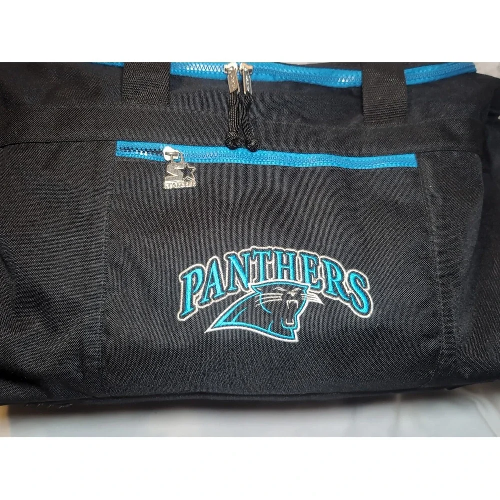 Vintage Starter Duffle Gym Bag NFL Carolina Panthers Top Cat Cheerleader 22